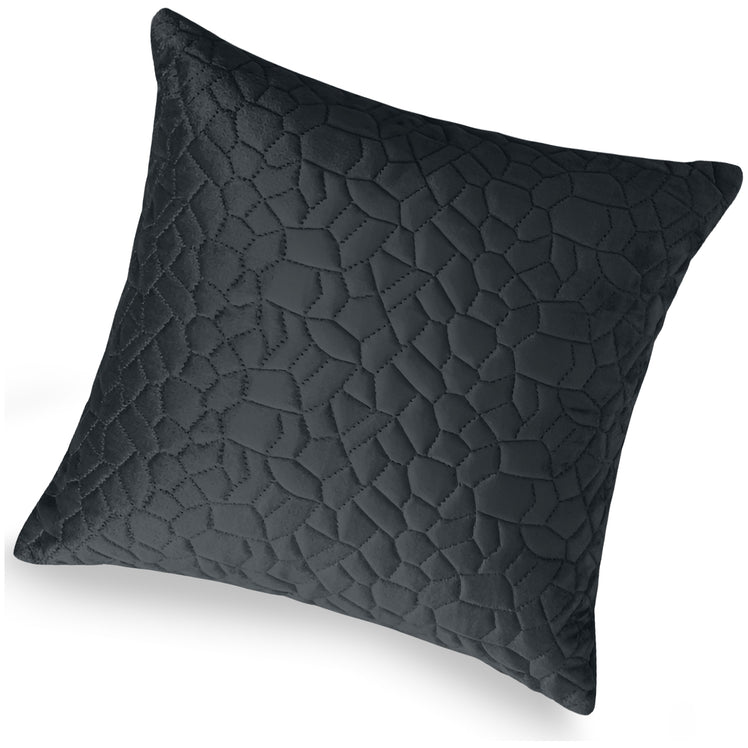 Velvet Embossed Pattern Cushion Covers Pebbles