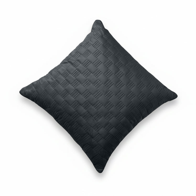 Velvet Embossed Pattern Cushion Covers Check