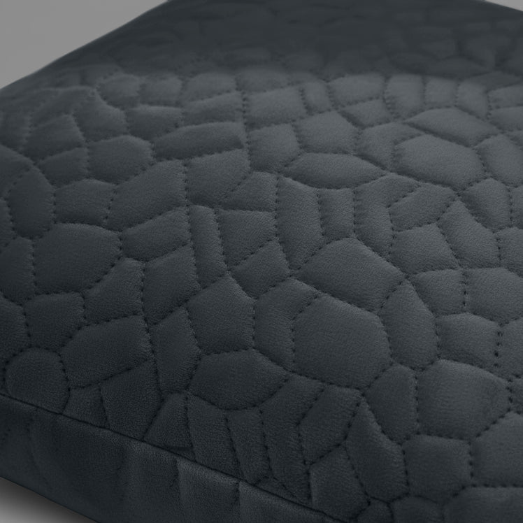 Velvet Embossed Pattern Cushion Covers Pebbles
