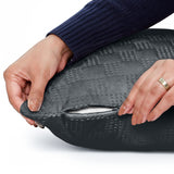 Velvet Embossed Pattern Cushion Covers Check