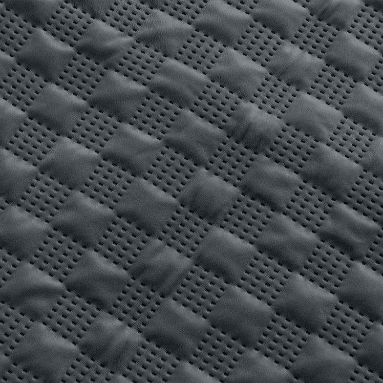 Velvet Embossed Pattern Cushion Covers Check