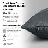 Velvet Embossed Pattern Cushion Covers Check