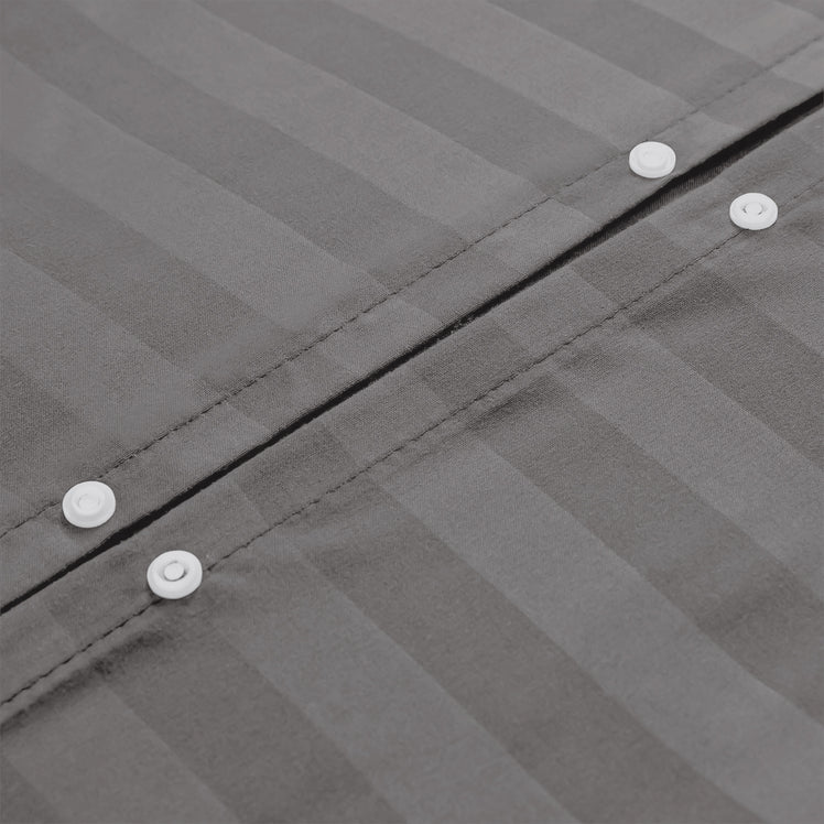 Stripe Duvet Covers Bedding Set with Pillowcases & Fitted Sheet