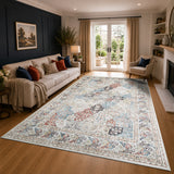 Moroccan Design Large Area Rug Coastal