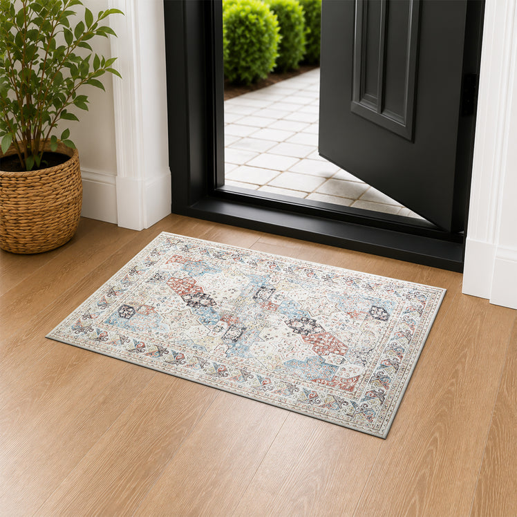 Moroccan Design Large Area Rug Coastal