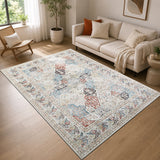 Moroccan Design Large Area Rug Coastal