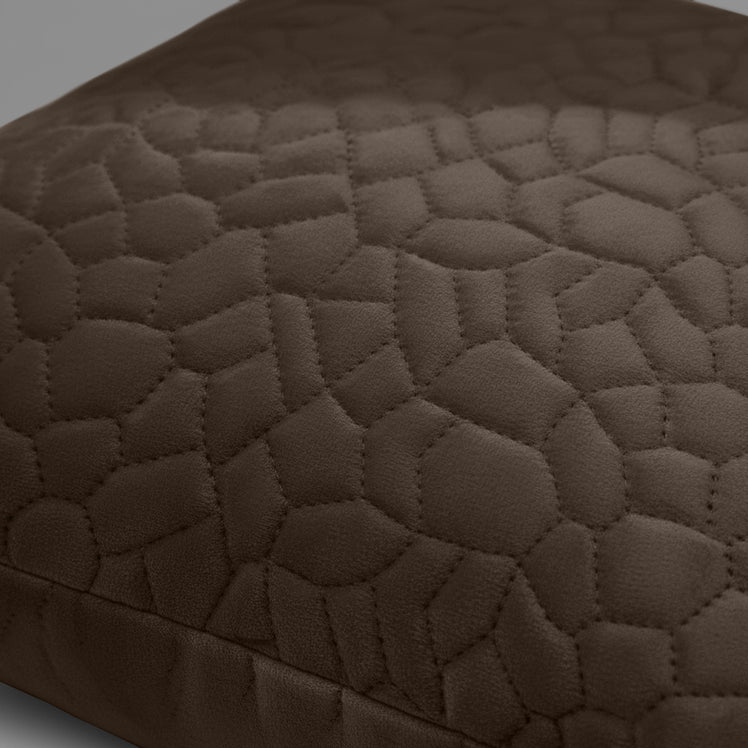 Velvet Embossed Pattern Cushion Covers Pebbles
