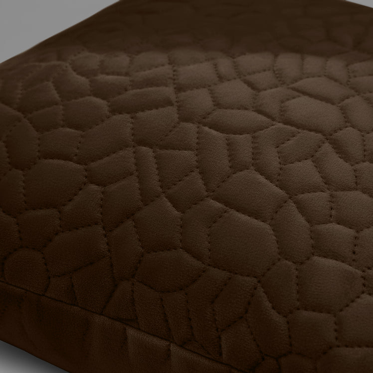 Velvet Embossed Pattern Cushion Covers Pebbles