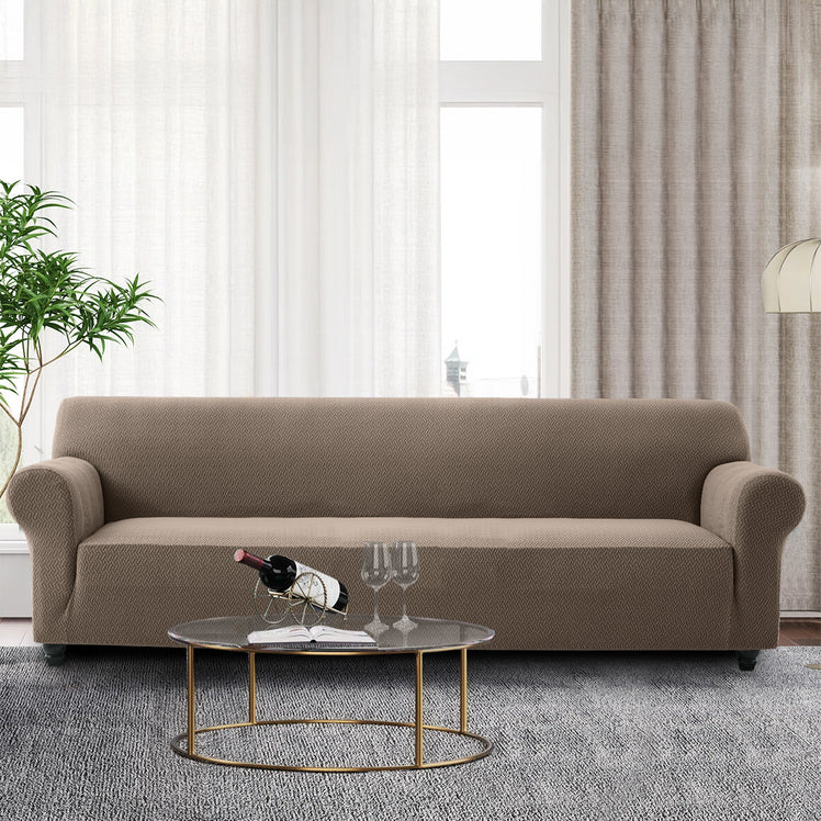 Beige Stretch Sofa Covers