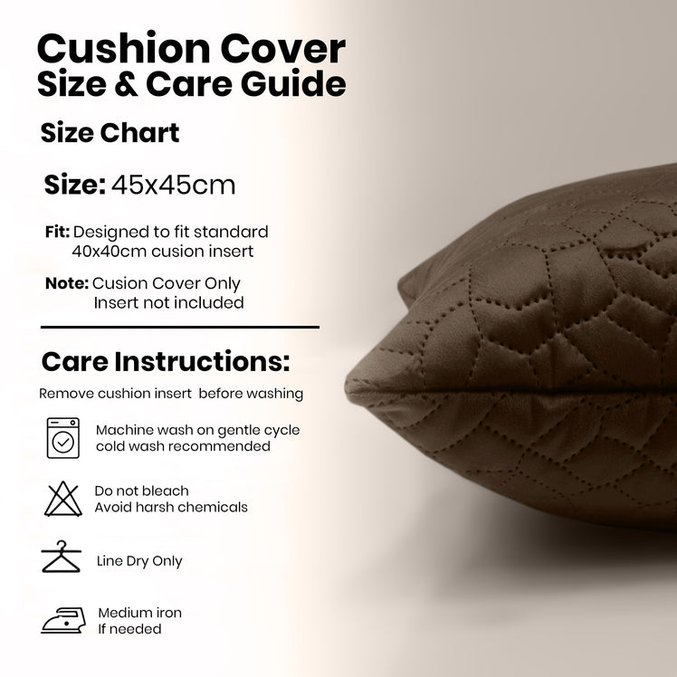 Velvet Embossed Pattern Cushion Covers Pebbles