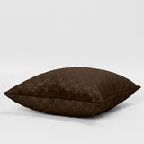 Velvet Embossed Pattern Cushion Covers Check