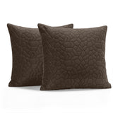 Velvet Embossed Pattern Cushion Covers Pebbles