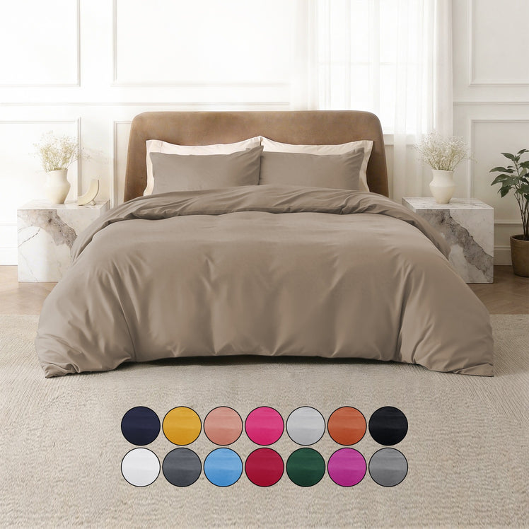 Plain Duvet Covers Set