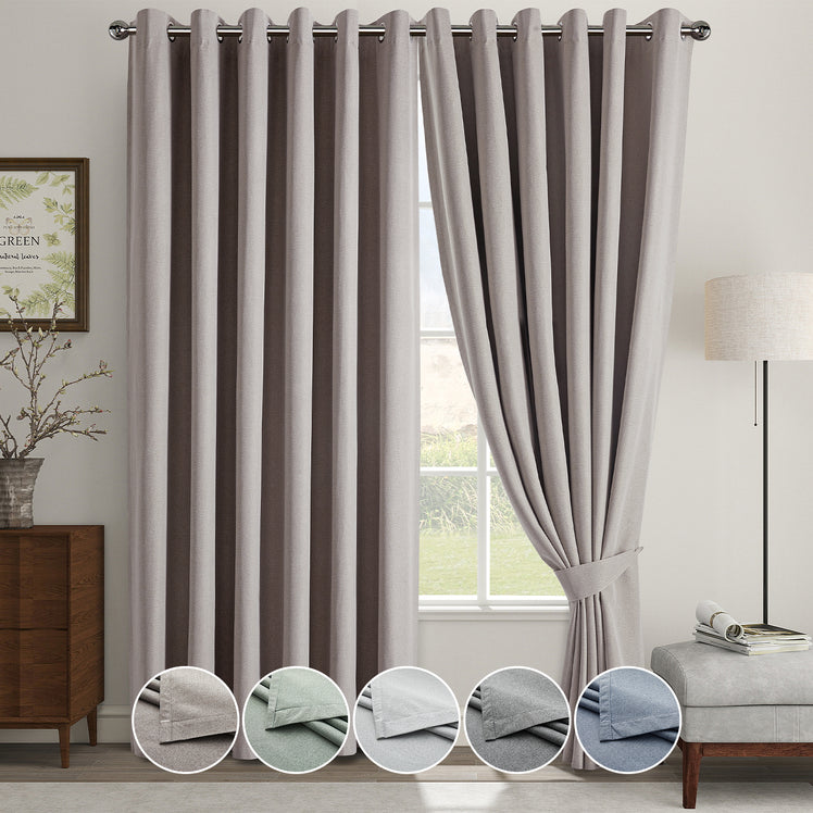 Blackout Curtains – Eyelet Design for Bedroom