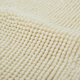 Chenille Bath Mat Cream