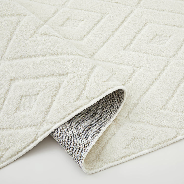 Modern Geometric Tufted Non-Slip High-Low Pattern Rugs