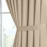 Cream Thermal Blackout Eyelet Curtains