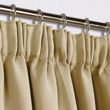 Pencil Pleat Blackout Curtains Cream