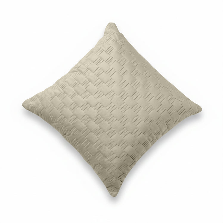 Velvet Embossed Pattern Cushion Covers Check