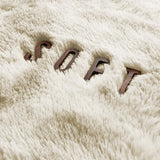 Soft Plush Cream Shaggy Rug 