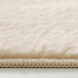 Beige Rabbit Fur Rug