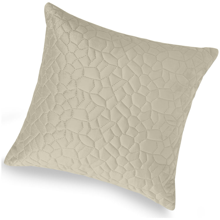 Velvet Embossed Pattern Cushion Covers Pebbles