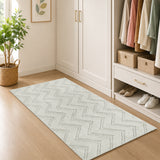 Modern Chevron Zig Zag Pattern Area Rug & Runner