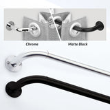Room Darkening Extendable Blackout Metal Curtain Pole Set