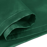 Satin Silk Pillowcases Pair Emerald