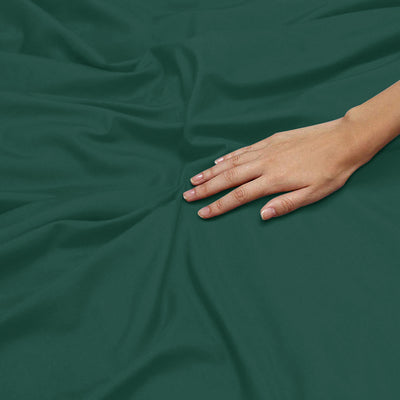 Extra Deep Fitted Sheet Emerald Green 40CM