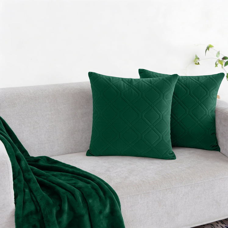 Velvet Embossed Cushion Covers Diamond