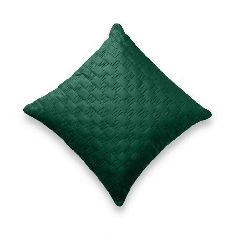 Velvet Embossed Pattern Cushion Covers Check