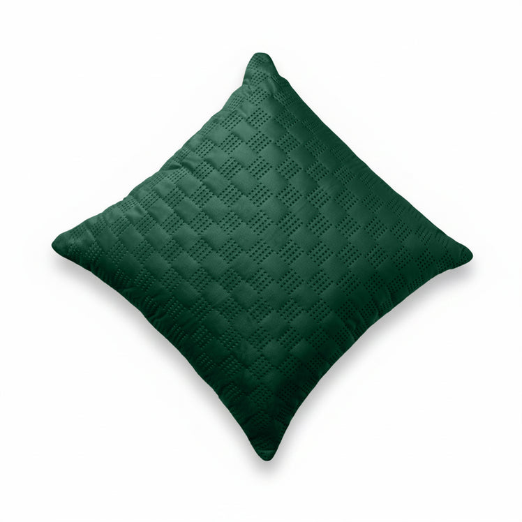 Velvet Embossed Pattern Cushion Covers Check