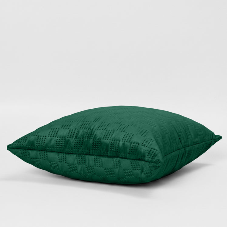 Velvet Embossed Pattern Cushion Covers Check