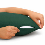 Microfibre Plain Cushion Covers for Sofa & Bed