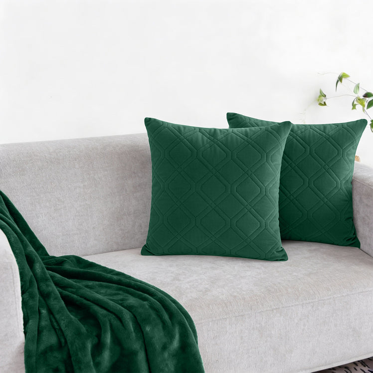 Velvet Embossed Cushion Covers Diamond