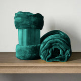 Emerald Green Fleece Blanket