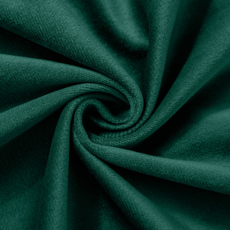 Green Velvet Eyelet Curtains