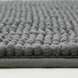 Chenille Bath Mat Grey