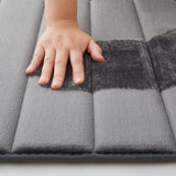 Memory Foam Bath Mat Grey