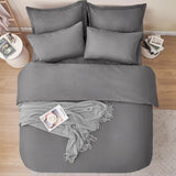 4 Piece Bedding Set Duvet Cover, Pillowcases & Fitted Sheet