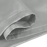 Satin Silk Pillowcases Pair Grey