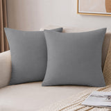 Microfibre Plain Cushion Covers for Sofa & Bed