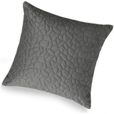 Velvet Embossed Pattern Cushion Covers Pebbles