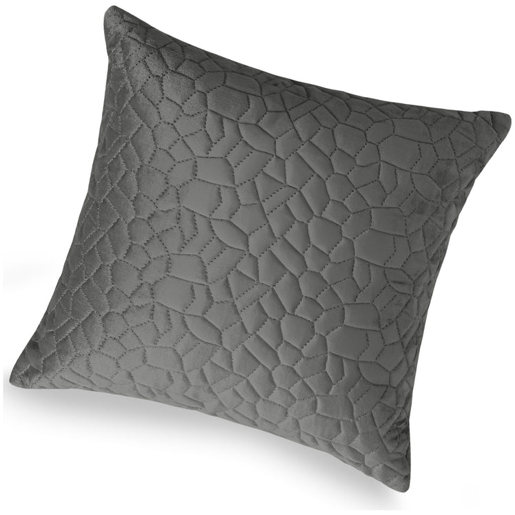 Velvet Embossed Pattern Cushion Covers Pebbles
