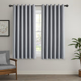 Blackout Linen Curtains, Eyelet Design - Thick & Heavy