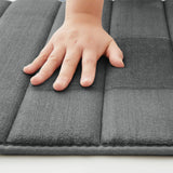 Memory Foam Bath Mat Grey