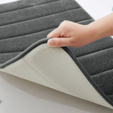 Memory Foam Bath Mat Grey