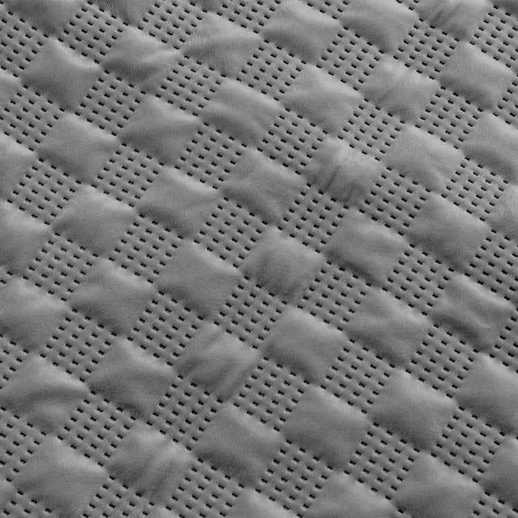 Velvet Embossed Pattern Cushion Covers Check