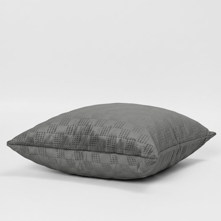 Velvet Embossed Pattern Cushion Covers Check